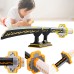 956pcs, 39inch for Demon Slayer Sword Building Block Model, Samurai Sword Set with Scabbard and Stand, Best Gift for Anime Fans (Agatsuma Zenitsu Sword)